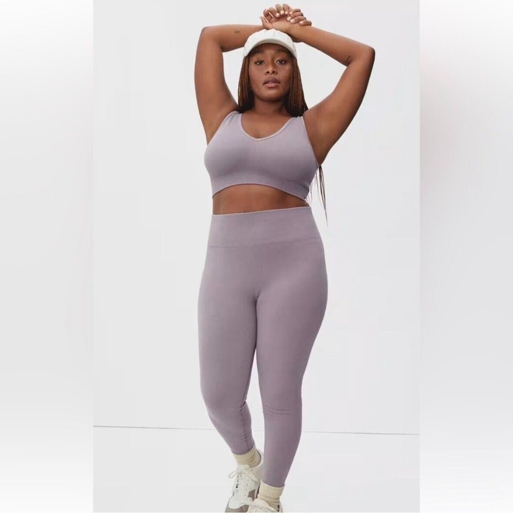 everlane the seamless legging dusty lavender women size medium / large